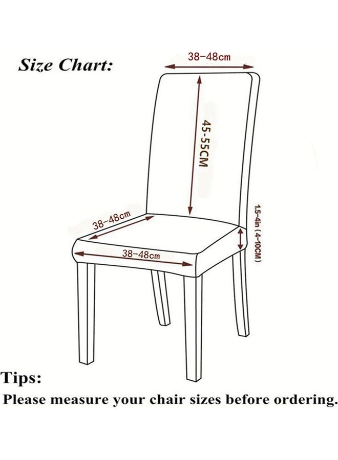Sharpdo - One-Piece Stretch Chair Cover Grey 38 x 38 x 45cm - Image 1