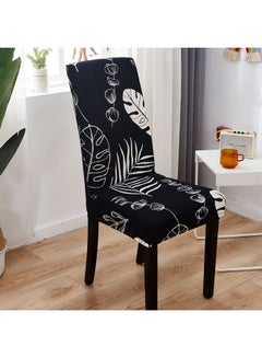 Sharpdo One-Piece Stretch Chair Cover Black 38 x 38 x 45cm  - Image 3