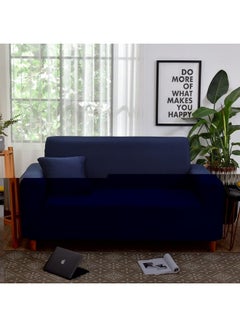 Sharpdo Stretch Sofa Cover Blue 36 x 30 x 7cm  - Image 2