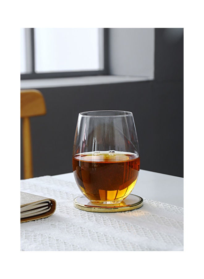Shuer Transparent Egg Glass Water Cup Clear 6.8x12.3cm - Image 2