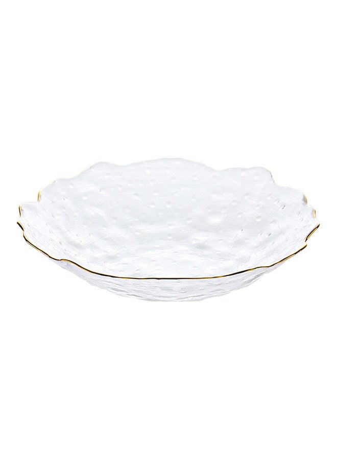 Shuer - Ice Point Special Shaped Phnom Penh Wave Plate Clear 20.5x20.5x4.5cm - Image 1