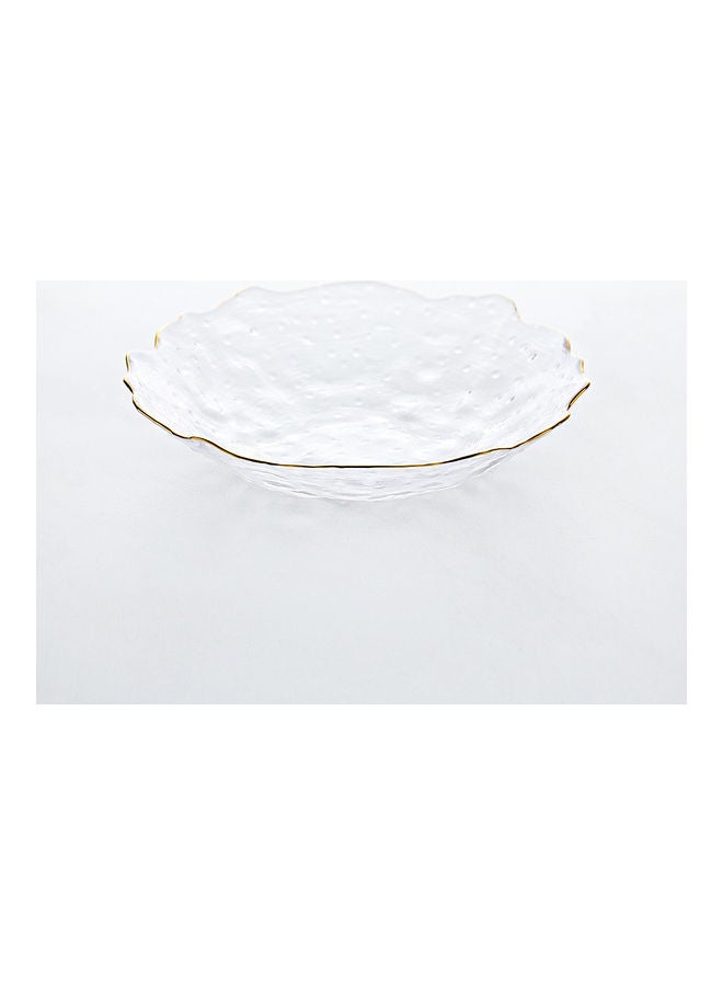 Shuer - Ice Point Special Shaped Phnom Penh Wave Plate Clear 20.5x20.5x4.5cm - Image 1