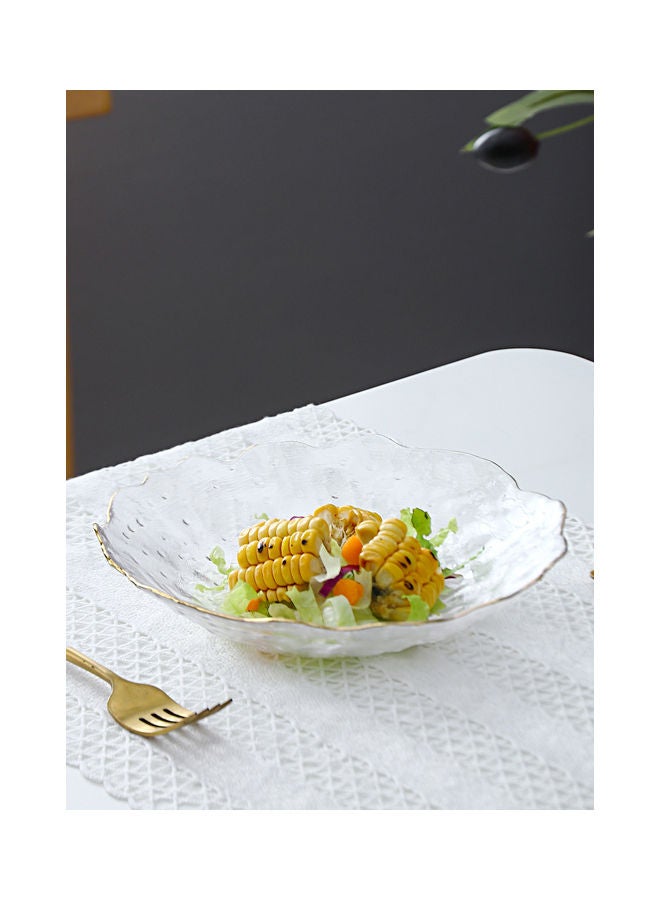 Shuer - Ice Point Special Shaped Phnom Penh Wave Plate Clear 20.5x20.5x4.5cm - Image 1