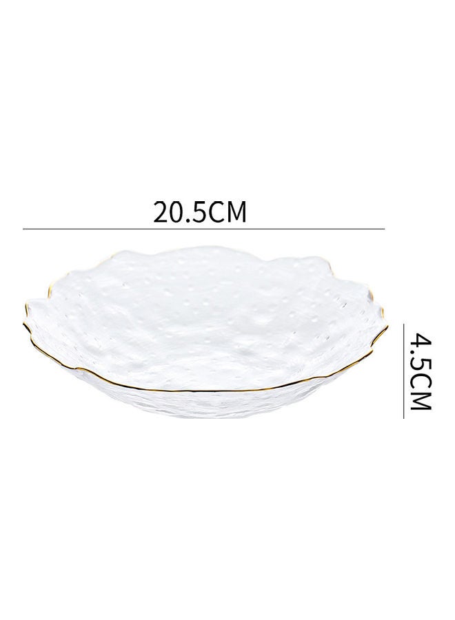 Shuer - Ice Point Special Shaped Phnom Penh Wave Plate Clear 20.5x20.5x4.5cm - Image 1