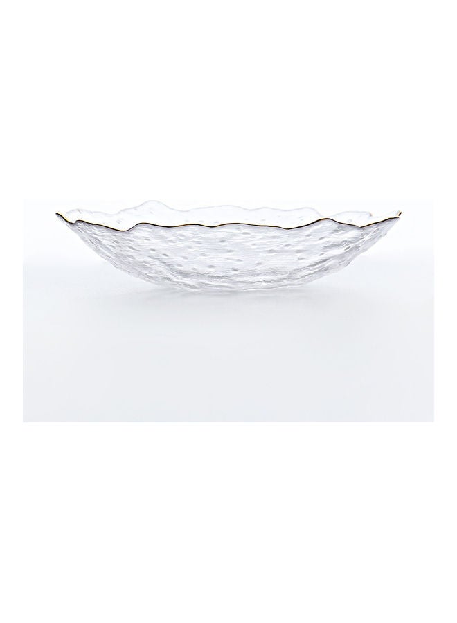 Shuer - Ice Point Special Shaped Phnom Penh Wave Plate Clear 20.5x20.5x4.5cm - Image 1