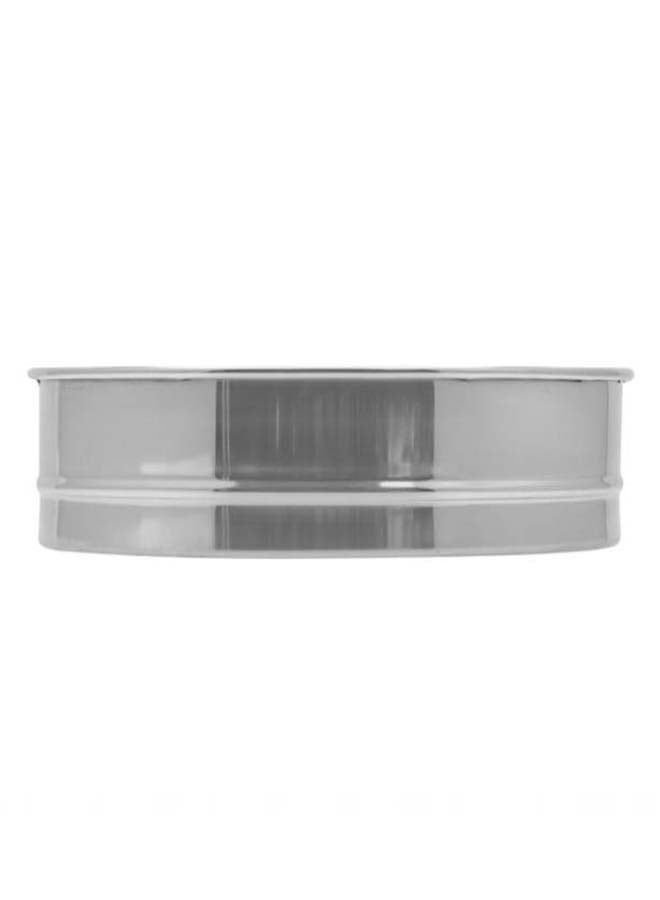 RAJ Stainless Steel Round Flour Strainer Silver 19cm  - Image 2
