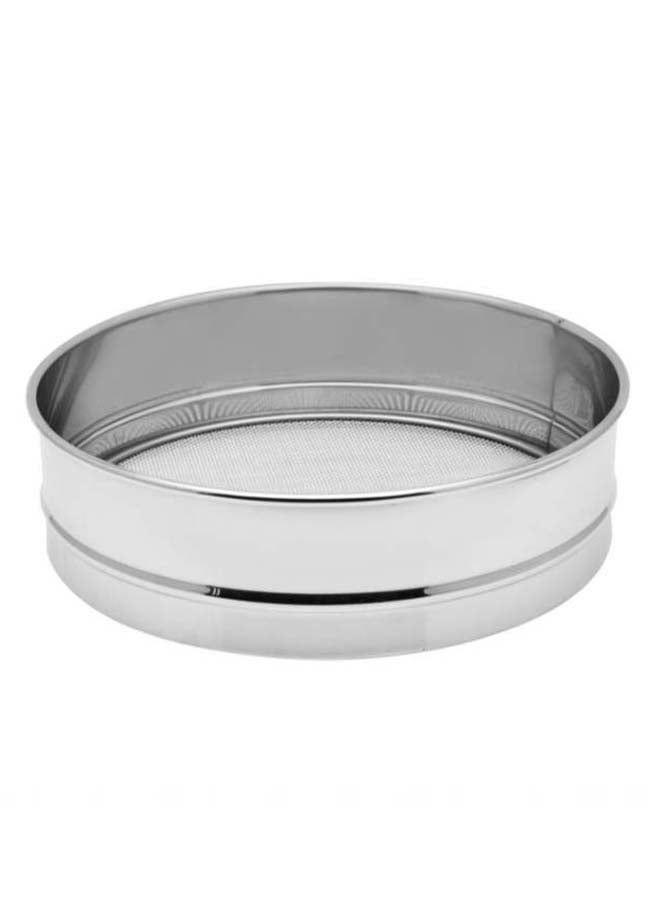RAJ Stainless Steel Round Flour Strainer Silver 19cm  - Image 5