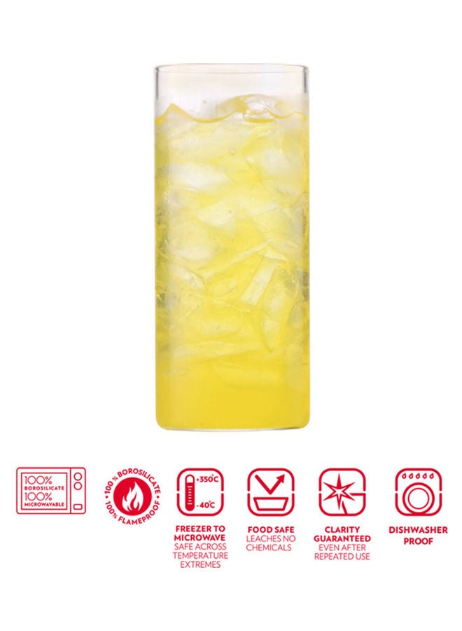 BOROSIL Set Of 6 Vision Elegance Glass Clear 270ml  - Image 5