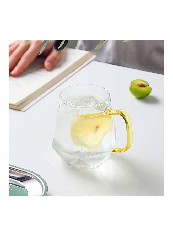 Shuer Diamond Shape Glass Water Cup Clear - Image 2