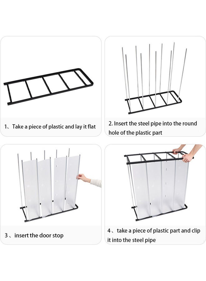Sharpdo - Multi-layer Shoe Rack Black - Image 1