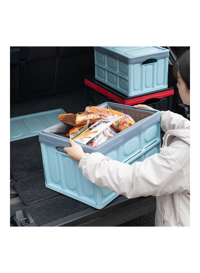Sharpdo Small Multifunctional Thickened Foldable Storage Box Blue  - Image 3