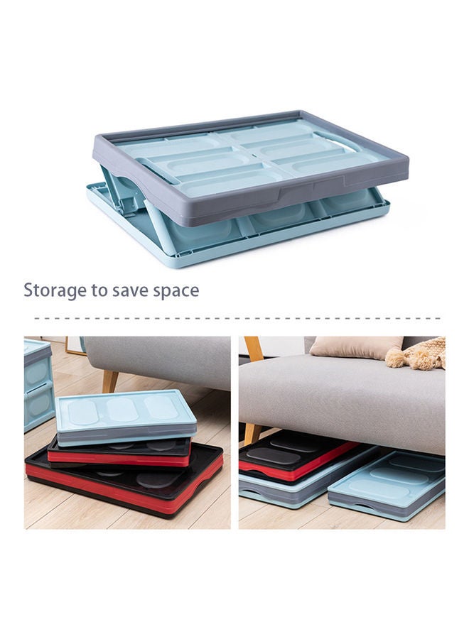 Sharpdo Small Multifunctional Thickened Foldable Storage Box Blue  - Image 4