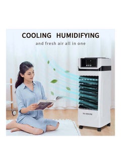 High-End Multi Functional Floor Standing Air Cooler 6 L 90 W WJD980F-3L White