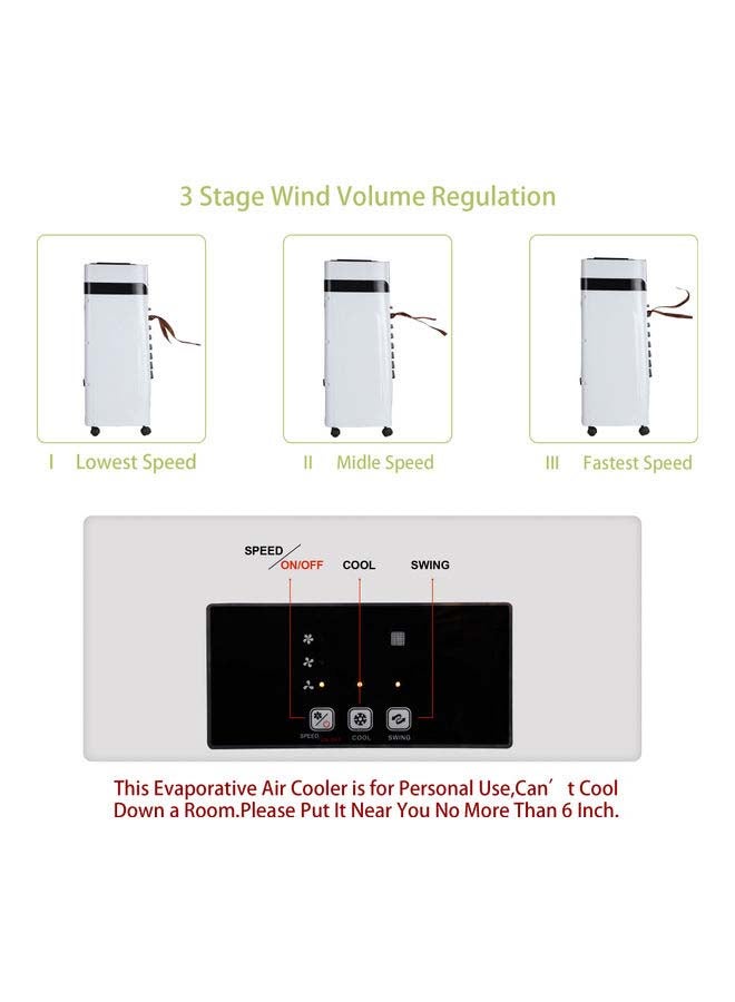 Sunhome - High-End Multi Functional Floor Standing Air Cooler 6 L 90 W WJD980F-3L White - Image 1