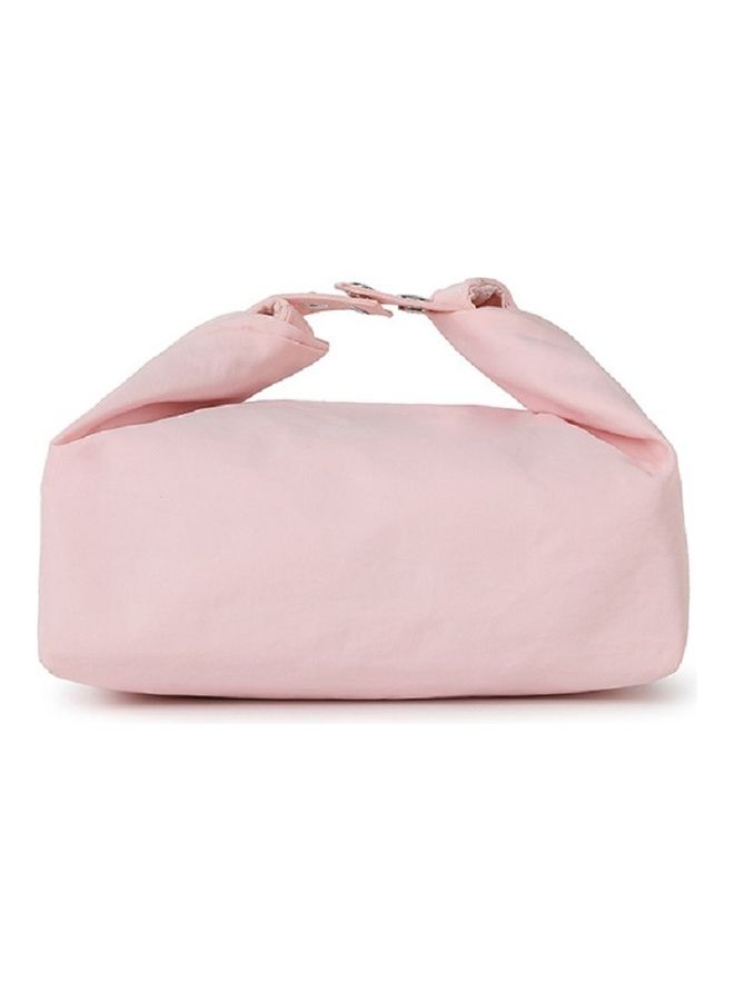 Sharpdo Waterproof Multifunctional Reusable Folding Lunch Bag Pink 22.5x14x13cm - Image 2