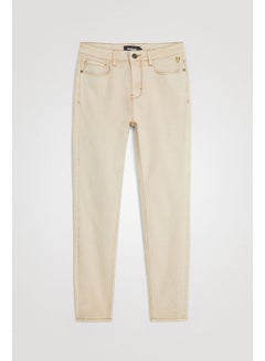 DESIGUAL Casual High-Rise Pants Beige  - Image 3