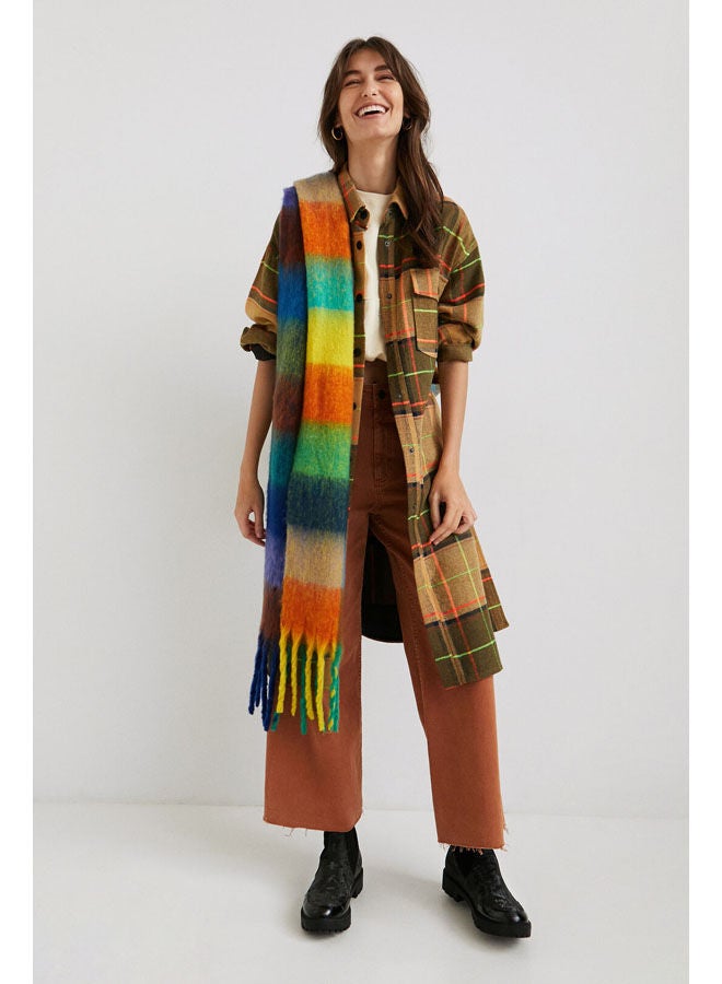DESIGUAL Casual Collared Neck Overcoat Beige  - Image 2