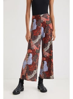 DESIGUAL Casual High-Rise Pants Red  - Image 2