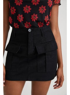 DESIGUAL Casual High-Rise Skirts Black  - Image 2