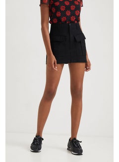 DESIGUAL Casual High-Rise Skirts Black  - Image 3