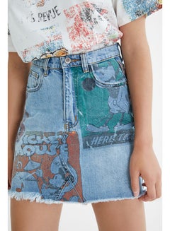 DESIGUAL Casual High-Rise Skirts Denim  - Image 1