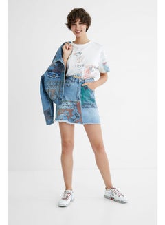 DESIGUAL Casual High-Rise Skirts Denim  - Image 3