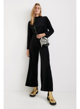 Casual High-Rise Pants Black - v1643121797/N51617421A_1