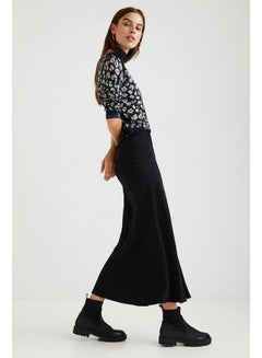 DESIGUAL Casual High-Rise Skirts Black  - Image 3
