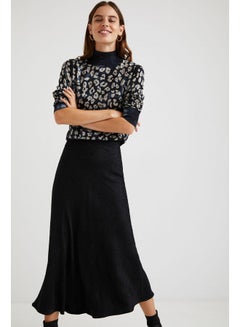 DESIGUAL Casual High-Rise Skirts Black  - Image 1