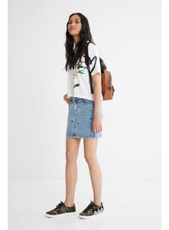 DESIGUAL Casual High-Rise Skirts Denim  - Image 2