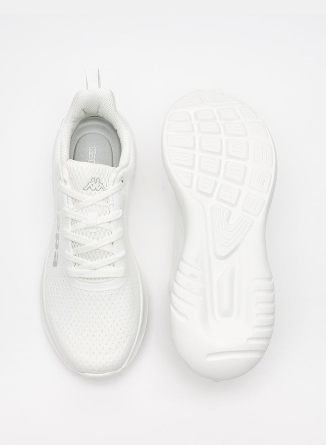 Kappa Men's Textured Lace-Up Walking Shoes White  - Image 5