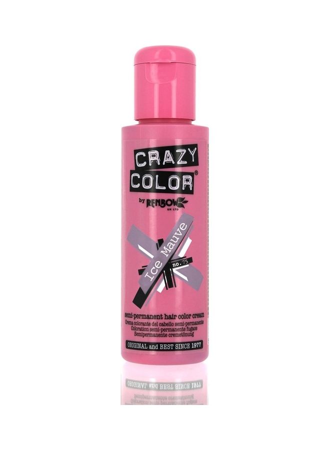 Crazy Color Semi-Permanent Hair Dye No 75 Ice Mauve 100ml - v1643181951/N52478624A_2