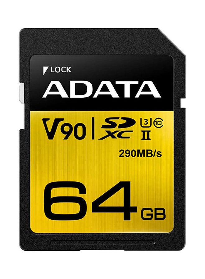 ADATA - V90 64Gb Sdxc Card With Adapter 64 GB - Image 1