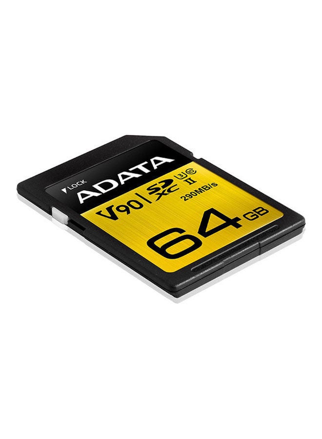 ADATA - V90 64Gb Sdxc Card With Adapter 64 GB - Image 1