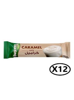 Bonjorno Latte Caramel 18grams Pack of 12 