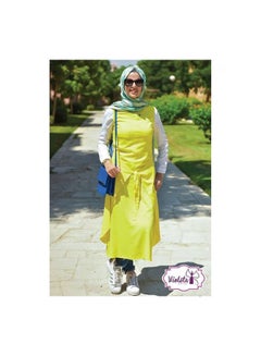 Casual Plain Basic  Tunic Yellow