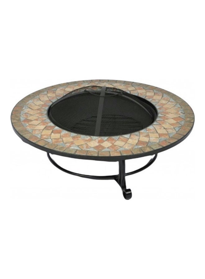 Fire Stove Brown/Black 76 x 76 x 21cm