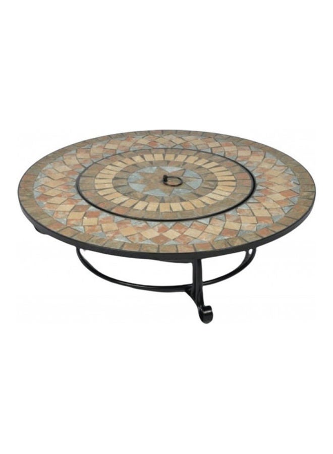 Fire Stove Brown/Black 76 x 76 x 21cm