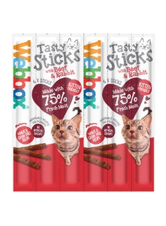 Webbox Pack Of 6 Flavoured Sticks Multicolour 