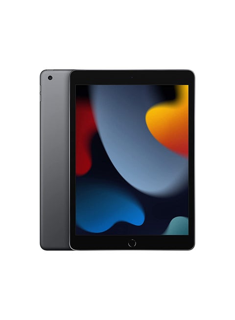 iPad 2021 (9th Generation) 10.2-Inch, 256GB, WiFi, 4G LTE, Space Gray With Facetime - Middle East Version