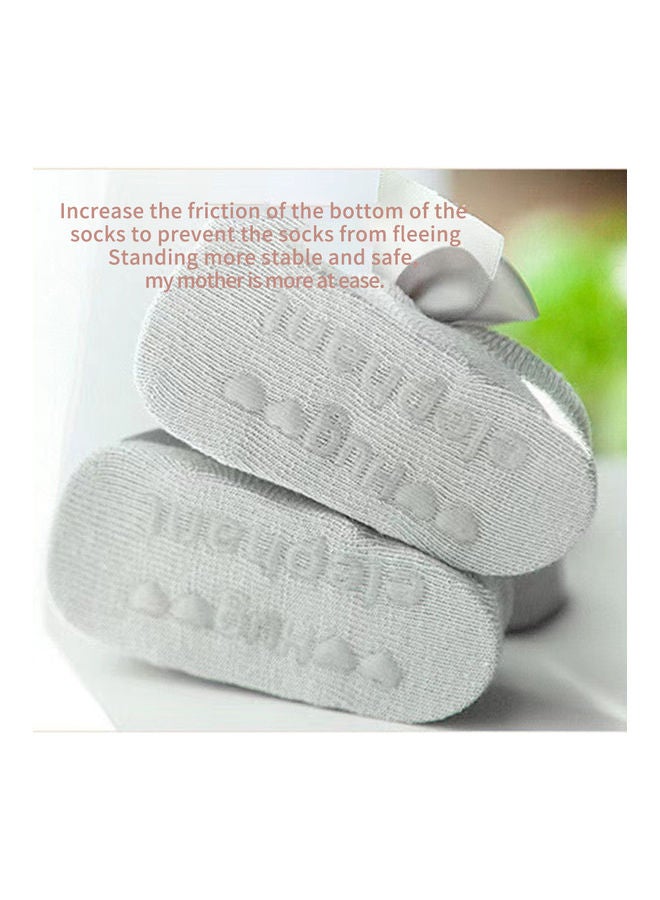 YES!TWOGO 3 Pairs Of Baby Breathable Non-Slip Floor Socks  - Image 5