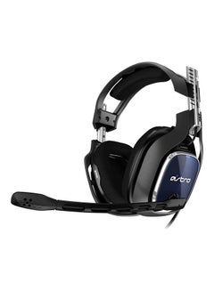 ASTRO ASTRO Gaming A40 TR Wired Gaming Headset, ASTRO Audio V2, Dolby ATMOS, 3.5mm Audio Jack, Swappable Mic, for PS5, PS4, PC, Mac, Nintendo Switch, Mobile - Black/Blue  - Image 1
