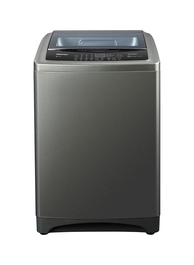 هايسنس غسالة بتحميل علوي 16 L 81.7 kW WTQ1602T تيتانيوم/أسود/رمادي  - Image 1