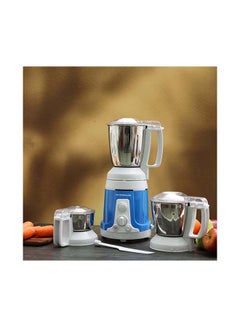 Olsenmark 3-in-1 Mixer Grinder, Protection from Overload, 3 Speed Control, Stainless Steel Jars, Highly Efficient Stainless-Steel Blades,2 Years Warranty, Modern Design, Durable Body, Robust Handles 1.5 L 750.0 W OMSB2481 blue and white  - Image 3