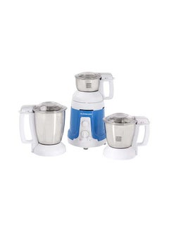 Olsenmark 3-in-1 Mixer Grinder, Protection from Overload, 3 Speed Control, Stainless Steel Jars, Highly Efficient Stainless-Steel Blades,2 Years Warranty, Modern Design, Durable Body, Robust Handles 1.5 L 750.0 W OMSB2481 blue and white  - Image 2