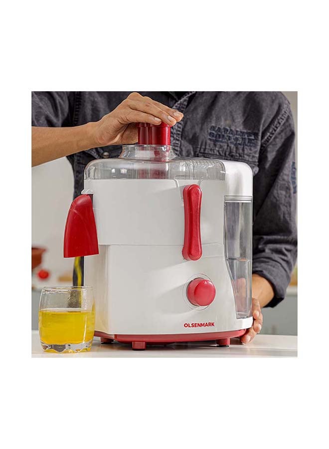 أولسنمارك - جهاز 4 في 1 خلاط / عصارة/خافق/مطحنة بنظام إغلاق مزدوج 1.5 L 750 W OMSB2488 أبيض وأحمر - Image 1