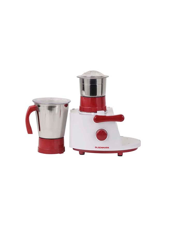 أولسنمارك - جهاز 4 في 1 خلاط / عصارة/خافق/مطحنة بنظام إغلاق مزدوج 1.5 L 750 W OMSB2488 أبيض وأحمر - Image 1