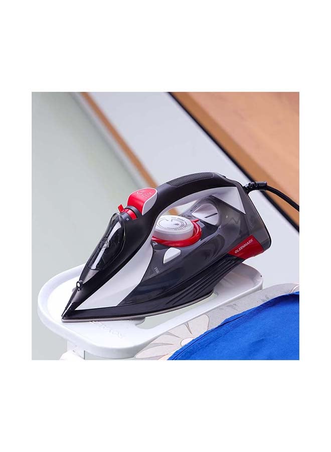 Olsenmark - Steam Iron With Water Tank 350 ml 2200 W OMSI1838 Black/Red - Image 1