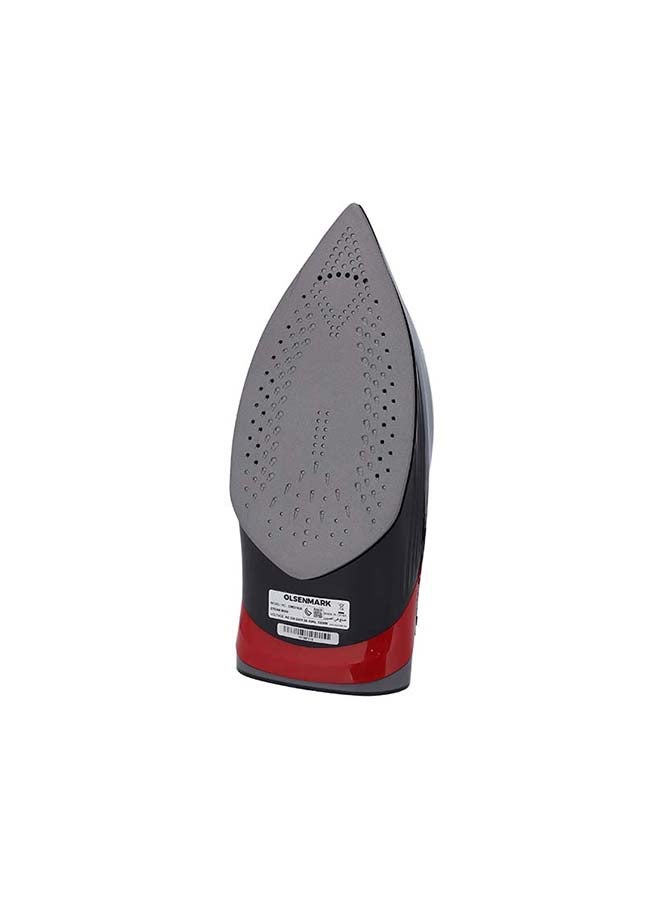 Olsenmark - Steam Iron With Water Tank 350 ml 2200 W OMSI1838 Black/Red - Image 1