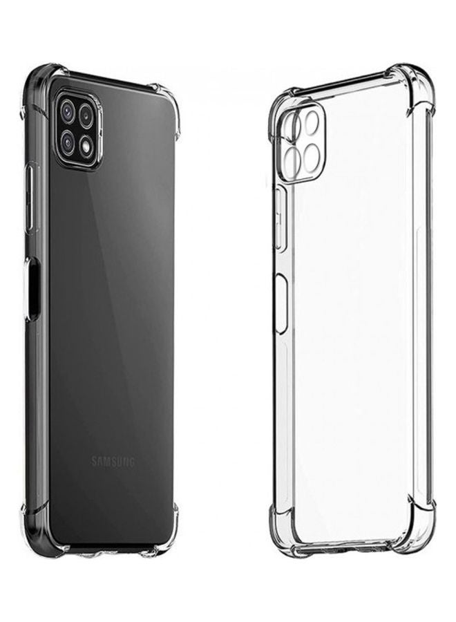 MARGOUN Protective Slim Transparent Shockproof Gorilla Bumper TPU Case Cover for Samsung Galaxy A22 5G Clear  - Image 2